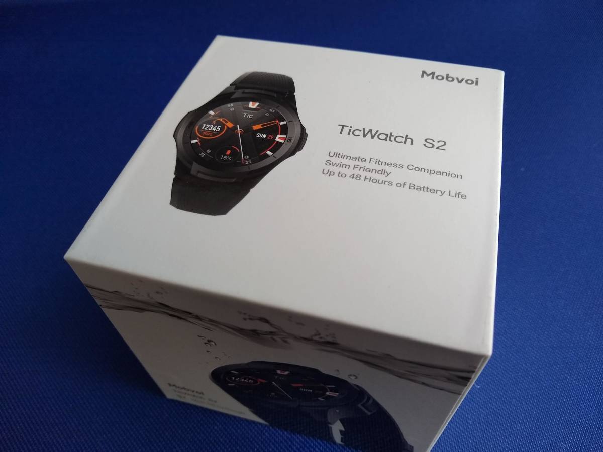 Ticwatch S2 smartwatch[Black] new goods unused [ domestic regular goods *1 year guarantee equipped ]