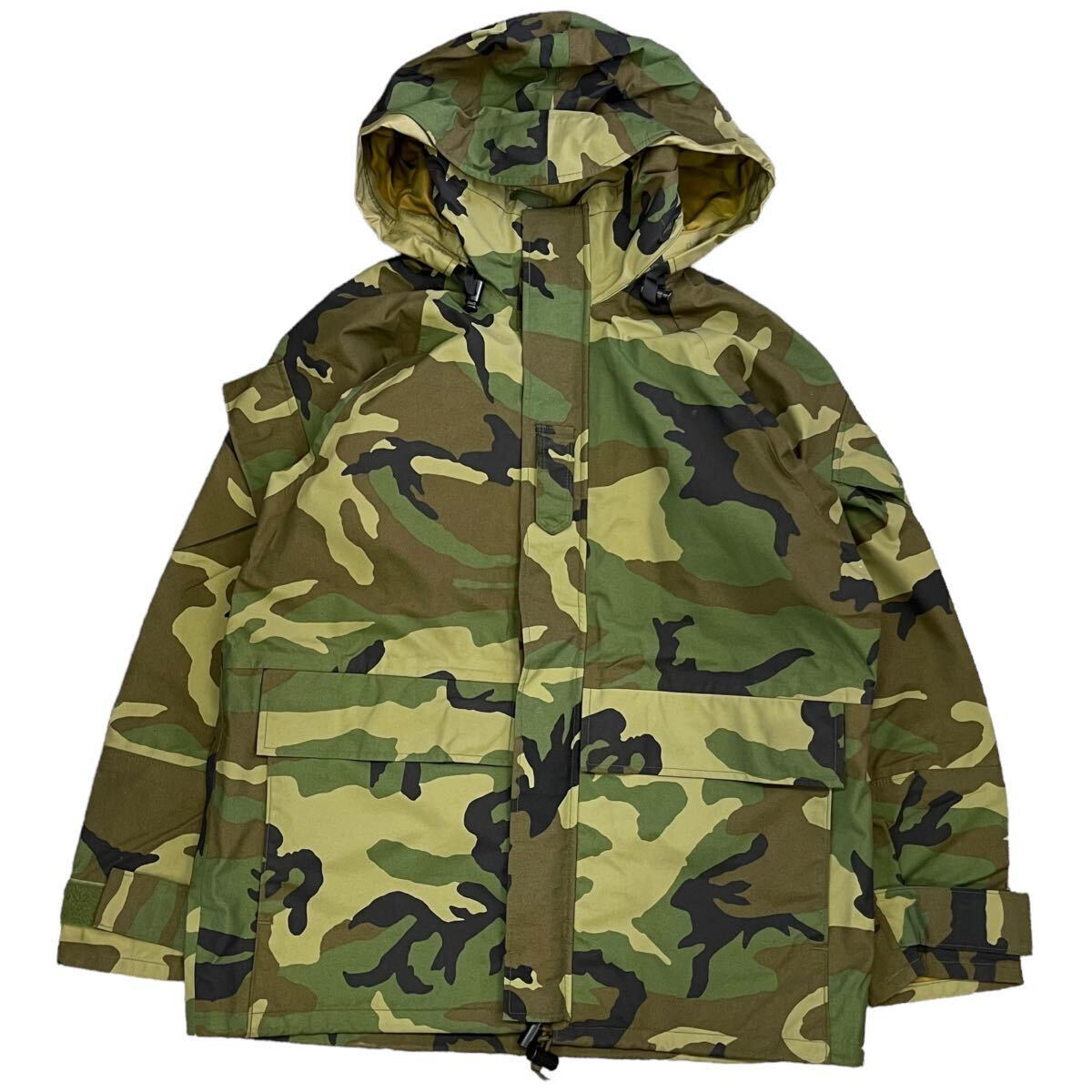 米軍実物 90s ecwacs level6 GORE-TEXウッドランドカモ 90s 米軍実物 US ARMY ECWCS GEN1 ウッドランドカモ GORE-TEX