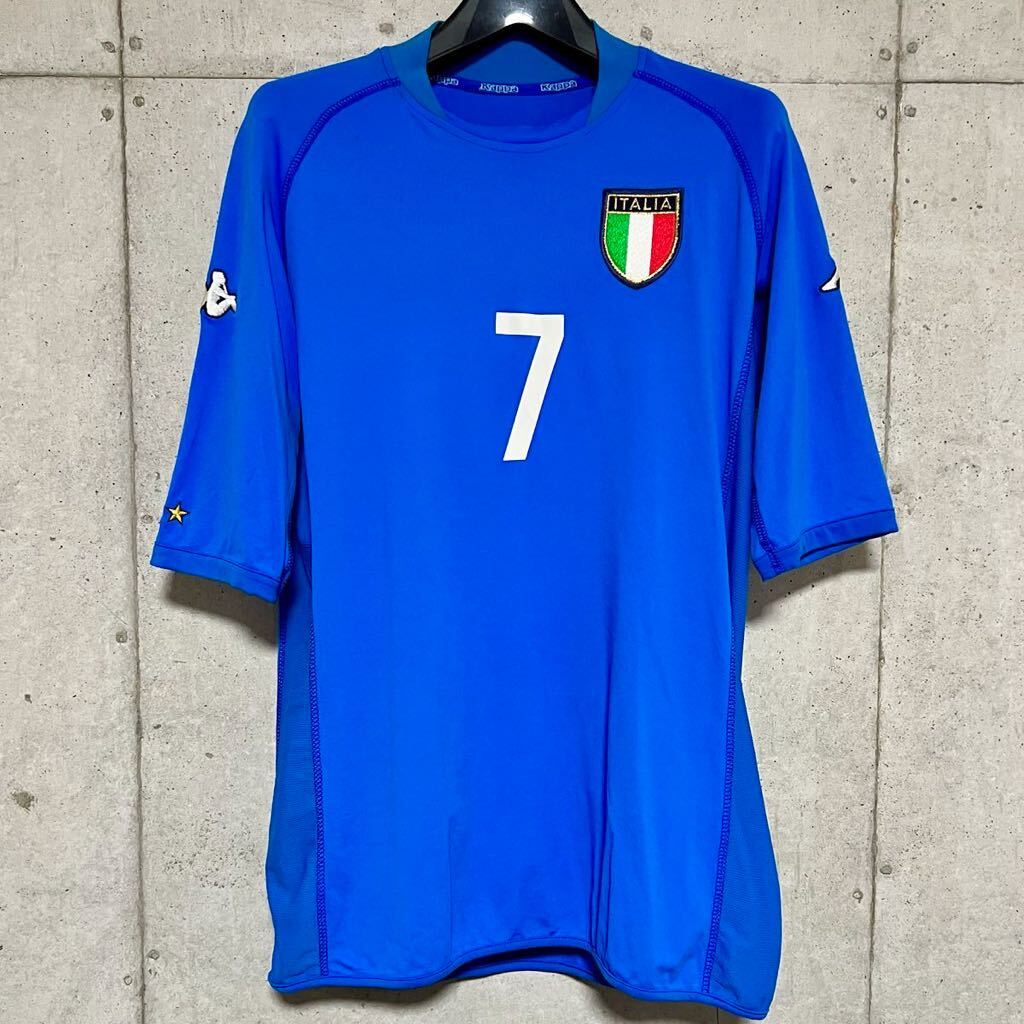 新品/タグ付き】2002日韓W杯 イタリア代表 ♯7 デルピエロ【L 新品/タグ付き】2002日韓W杯 イタリア代表 ♯7 デルピエロ【L