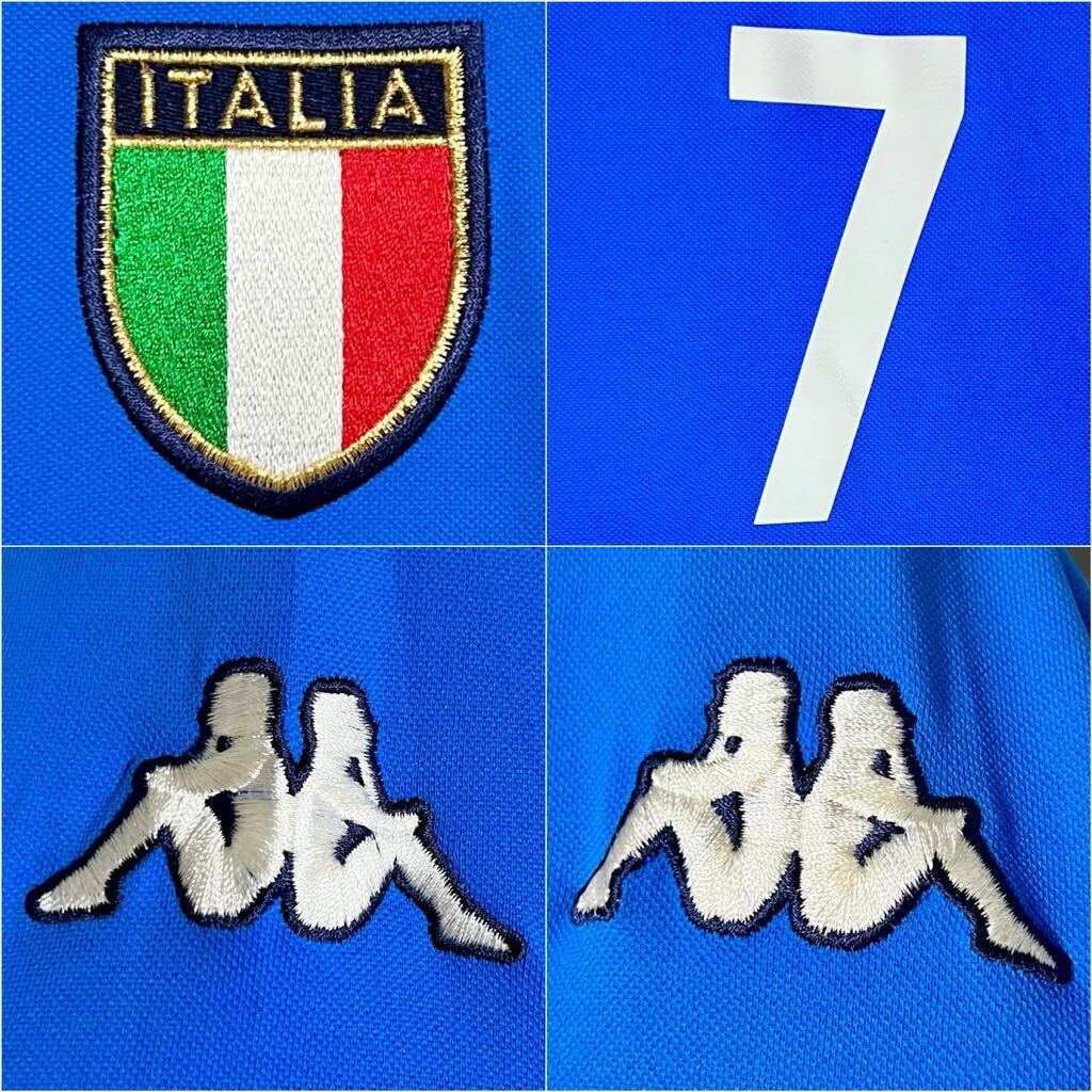 新品/タグ付き】2002日韓W杯 イタリア代表 ♯7 デルピエロ【L 新品/タグ付き】2002日韓W杯 イタリア代表 ♯7 デルピエロ【L