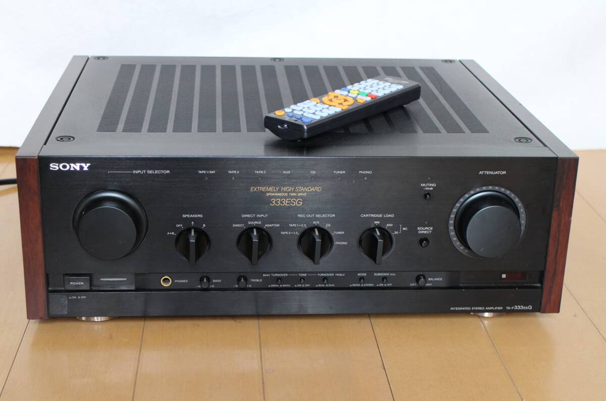 分解整備済み ソニー プリメインアンプ TA-F333ESG 動作品 Yahoo!オークション - SONY プリメインアンプ TA-F333ESG 整備済