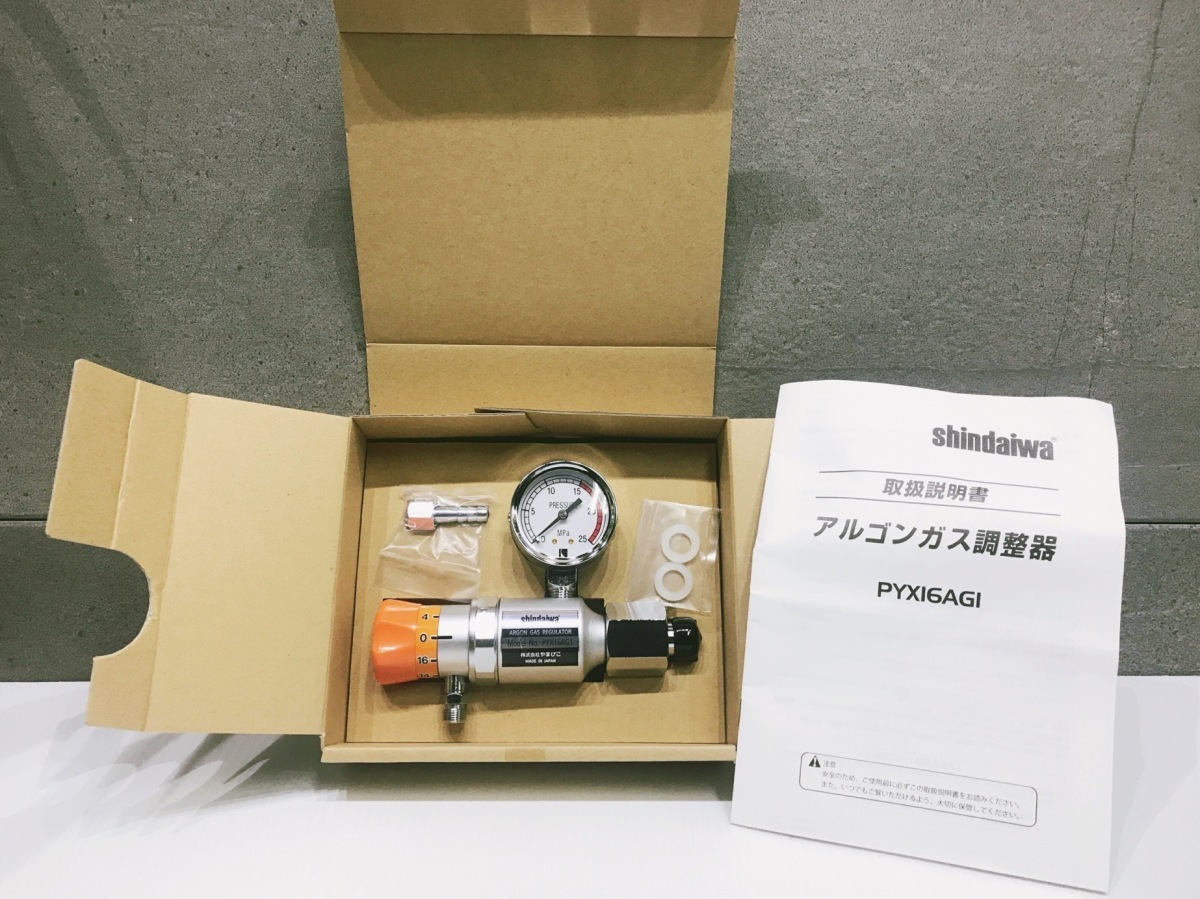 A-f152*【未使用品】新ダイワ 純正アルゴンガス調整器 PYX16AG1 ガスゲージ レギュレーター( Panasonic YX-16AG1 同等品)