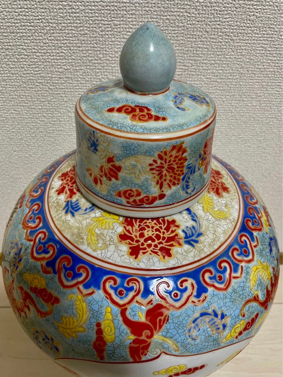伝世蔵品】中国古美術 古玩 唐物旧蔵 大清開運窓粉彩 藍釉龍紋梅 伝世蔵品】中国古美術 古玩 唐物旧蔵 大清開運窓粉彩 藍釉龍紋梅