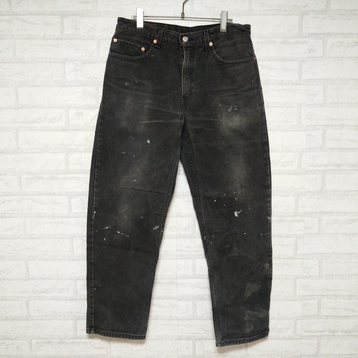 《メキシコ製》90s リーバイス 550 ブラックデニム ジーンズ LEVI’S 黒 ネオビンテージ