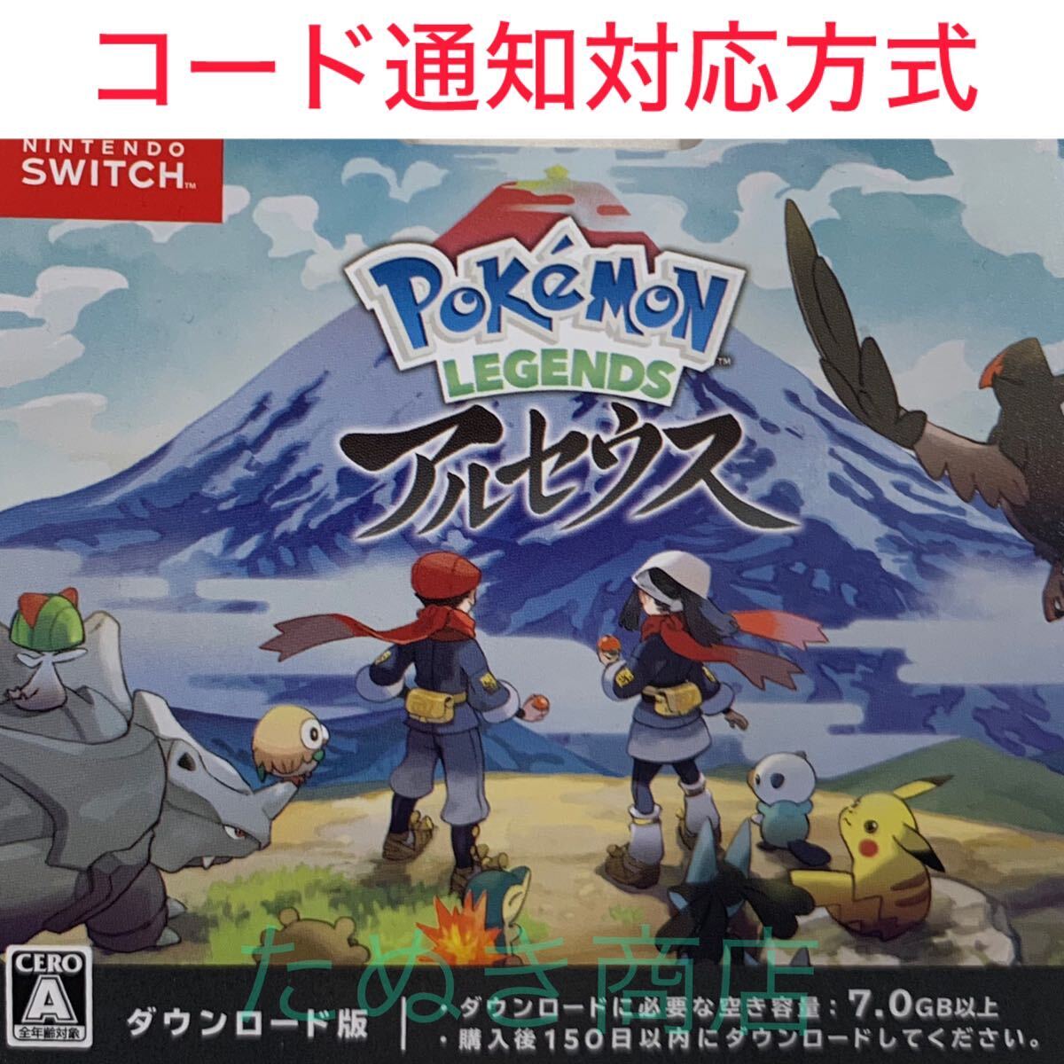 Pokemon LEGENDS アルセウス ダウンロード版