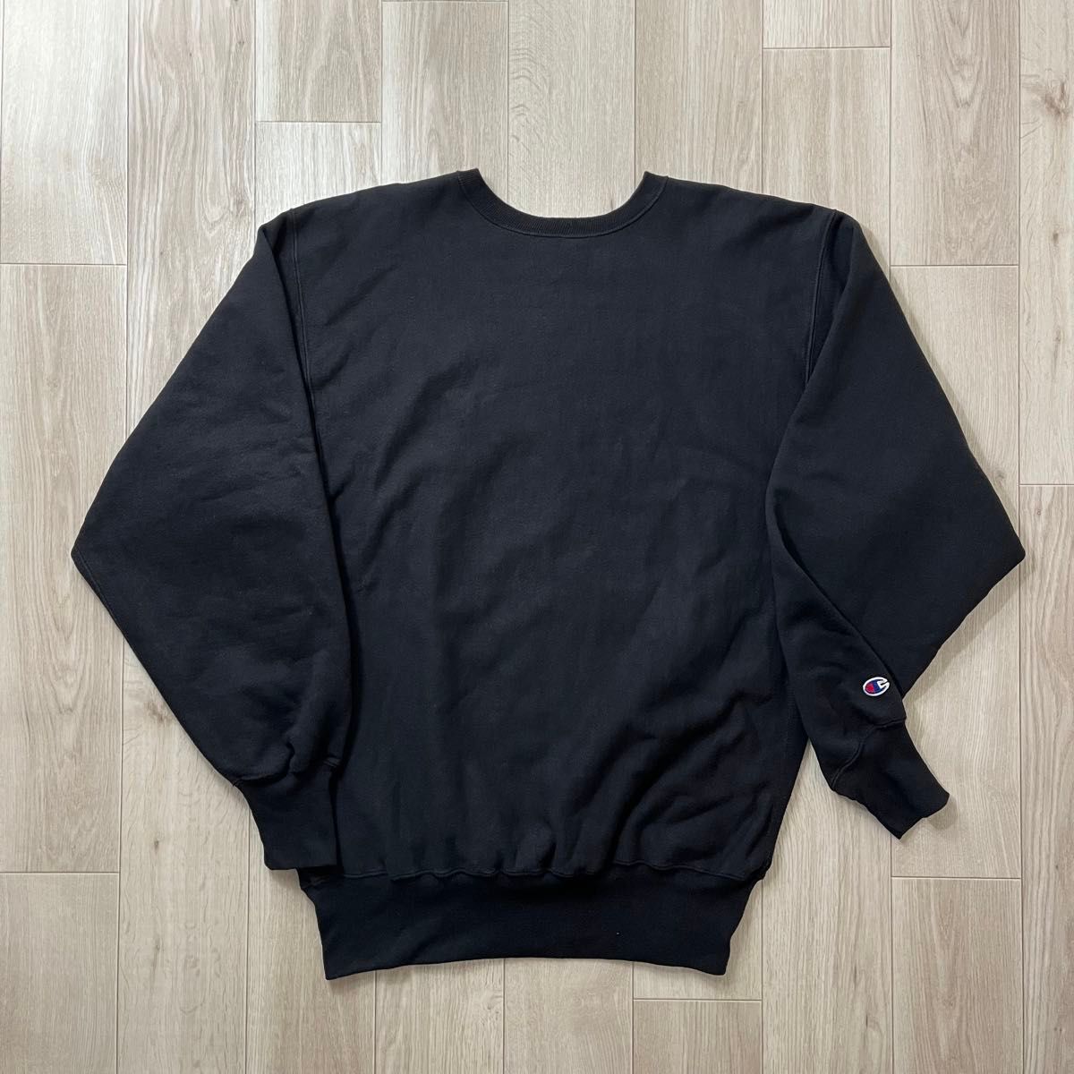 希少】目無しブラック 90s 無地 リバースウィーブ XXL USA製 希少】目無しブラック 90s 無地 リバースウィーブ XXL USA製