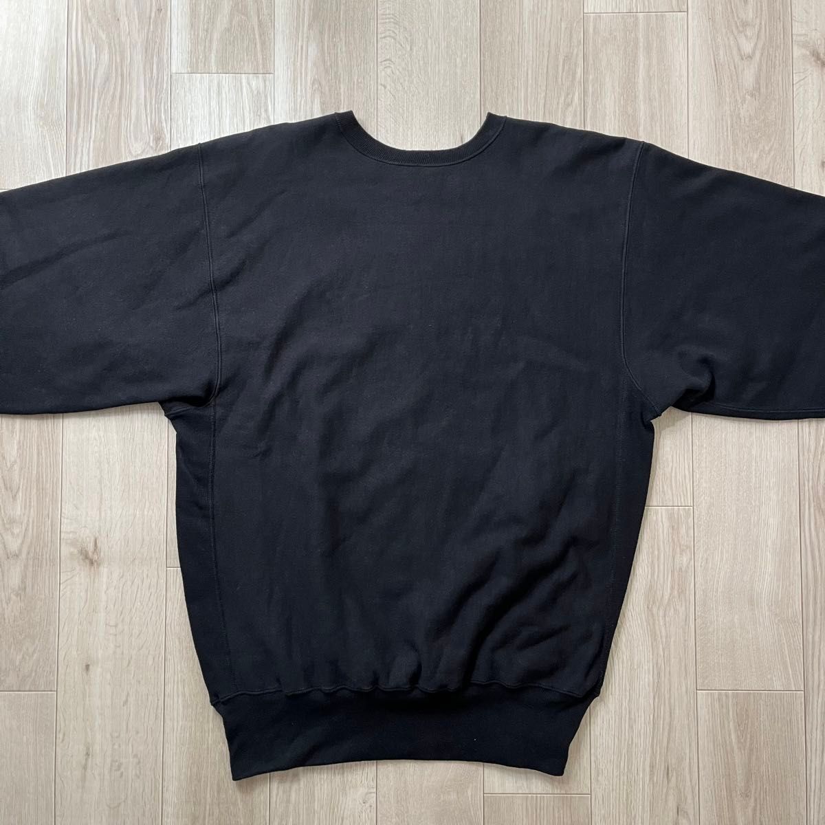 希少】目無しブラック 90s 無地 リバースウィーブ XXL USA製 希少】目無しブラック 90s 無地 リバースウィーブ XXL USA製