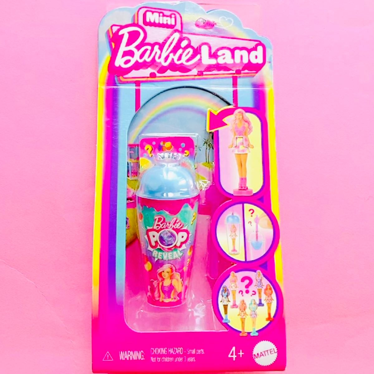 日本未発売 アメリカ バービー mini Barbie land pop reveal サプライズ トイ おもちゃ
