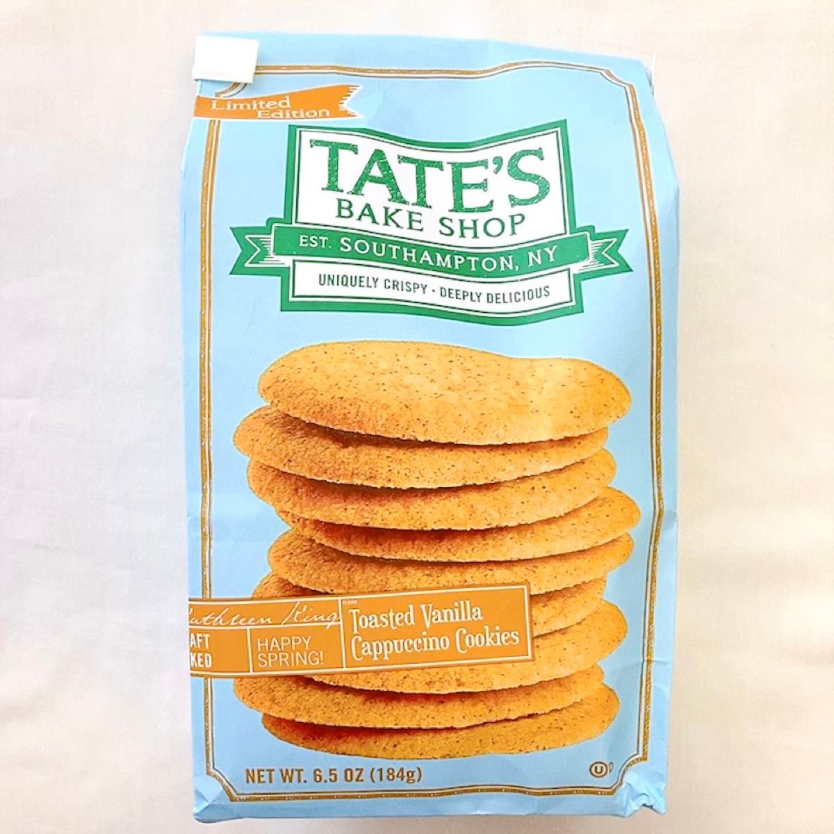 日本未発売 海外 お菓子 TATE'S テイツ ベイクショップ クッキー 期間限定 バニラ カプチーノ アメリカ 輸入菓子