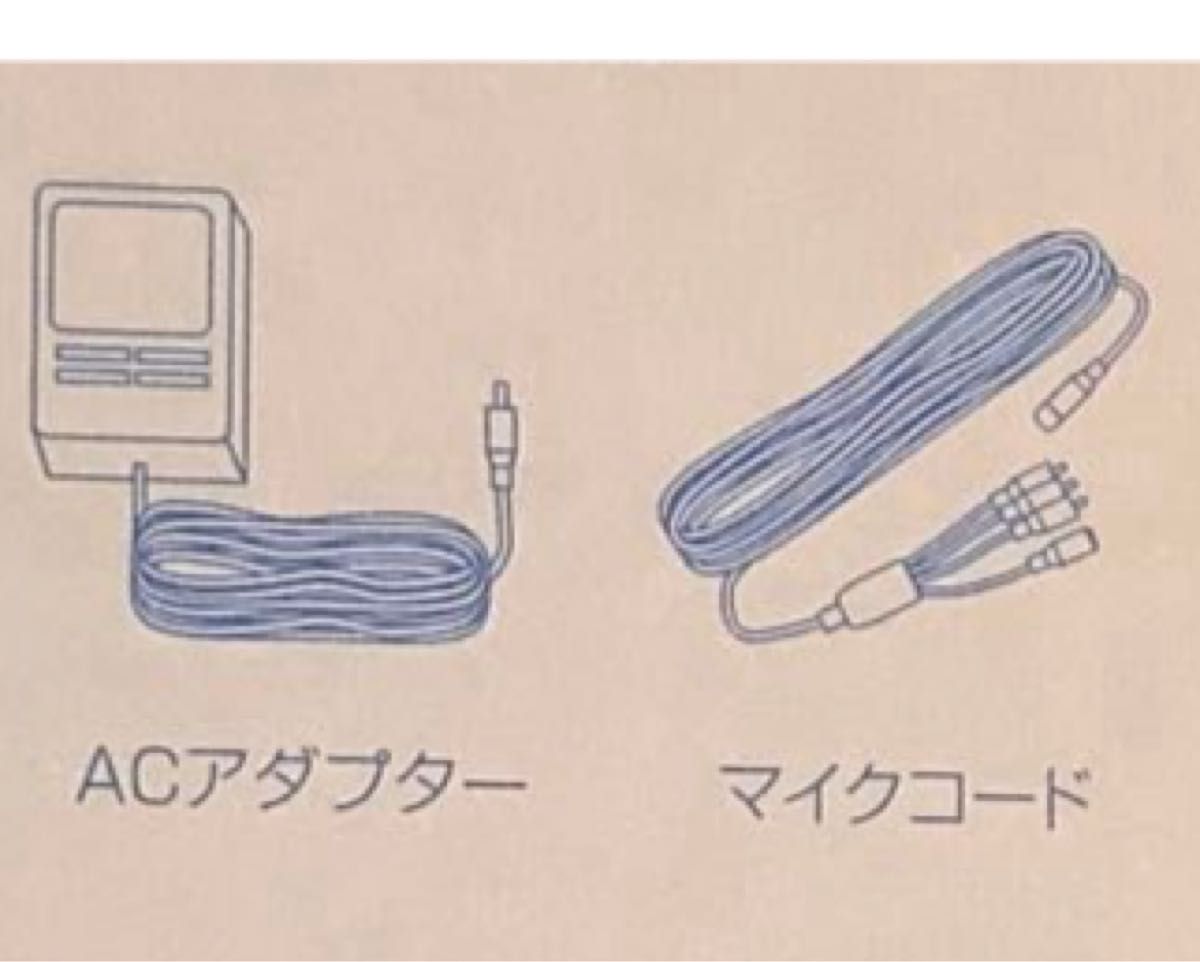 アダプター マイクコード(パーソナルカラオケ Z-PK700 オン アダプター マイクコード(パーソナルカラオケ Z-PK700 オン