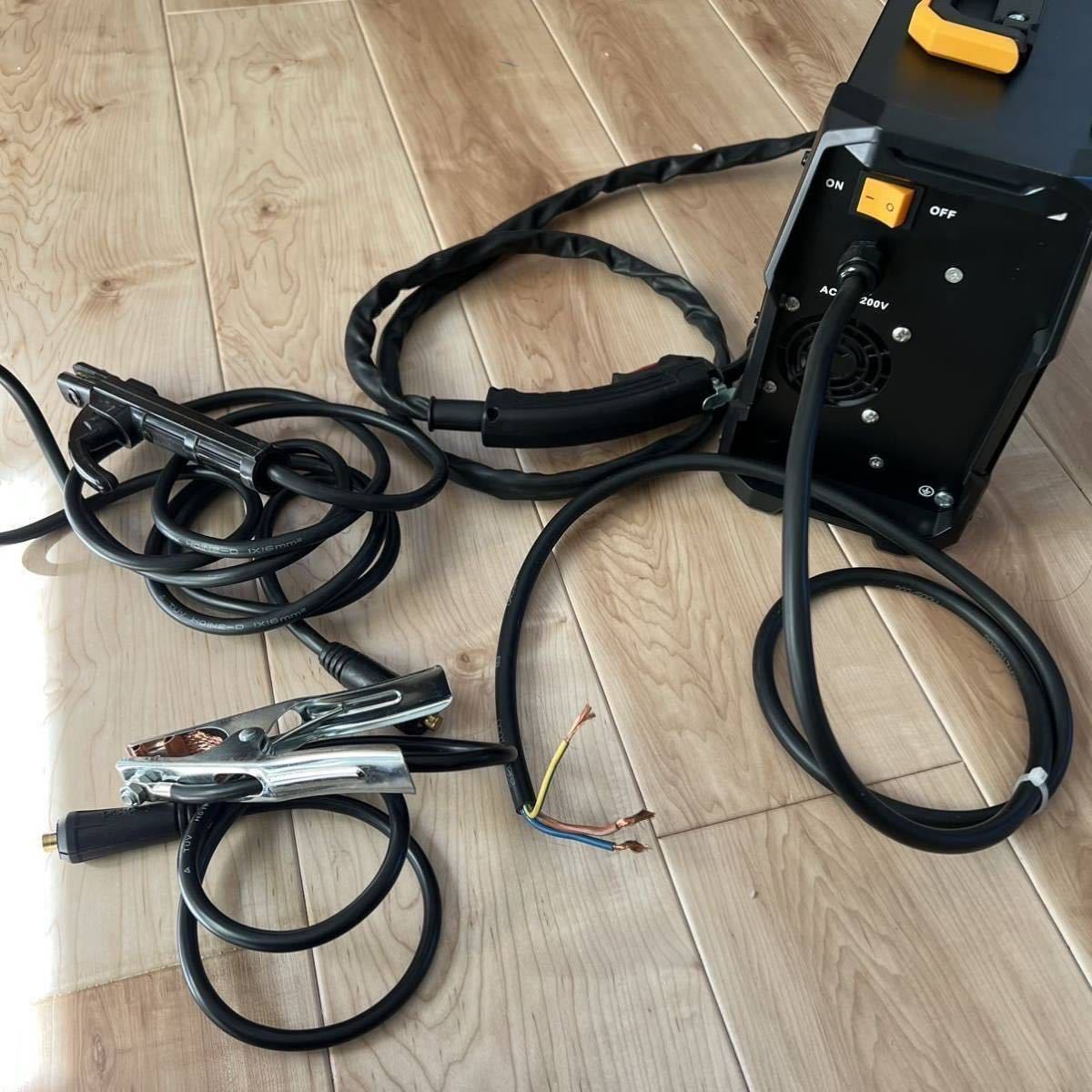 新品★MIG160 半自動溶接機 IGBT 100V200V 即決新品 MIG160 半自動溶接機 トーチ付き IGBT インバーター