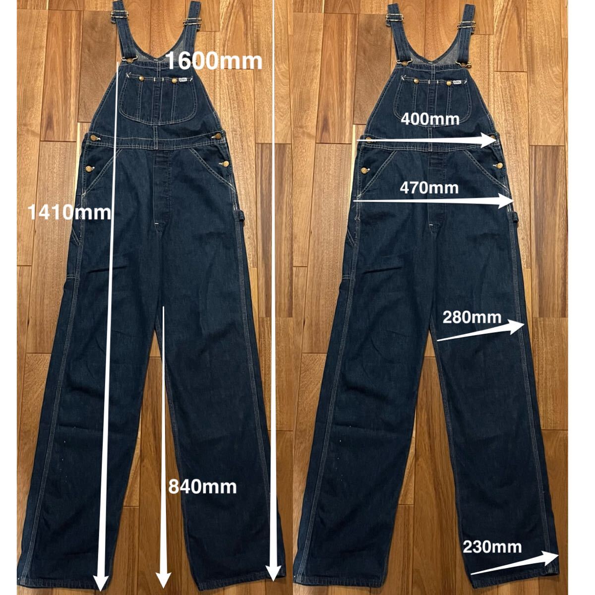 リー Lee'70s vintage デニム オーバーオール usa製 古着 リー Lee'70s vintage デニム オーバーオール usa製 古着