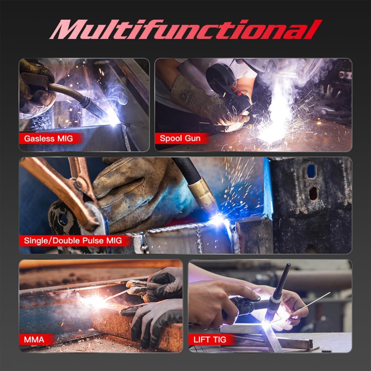送料無料半自動溶接機 アルミ溶接可能 200V 200AMP MIG Lift TIG 送料無料半自動溶接機 アルミ溶接可能 200V 200AMP MIG Lift TIG