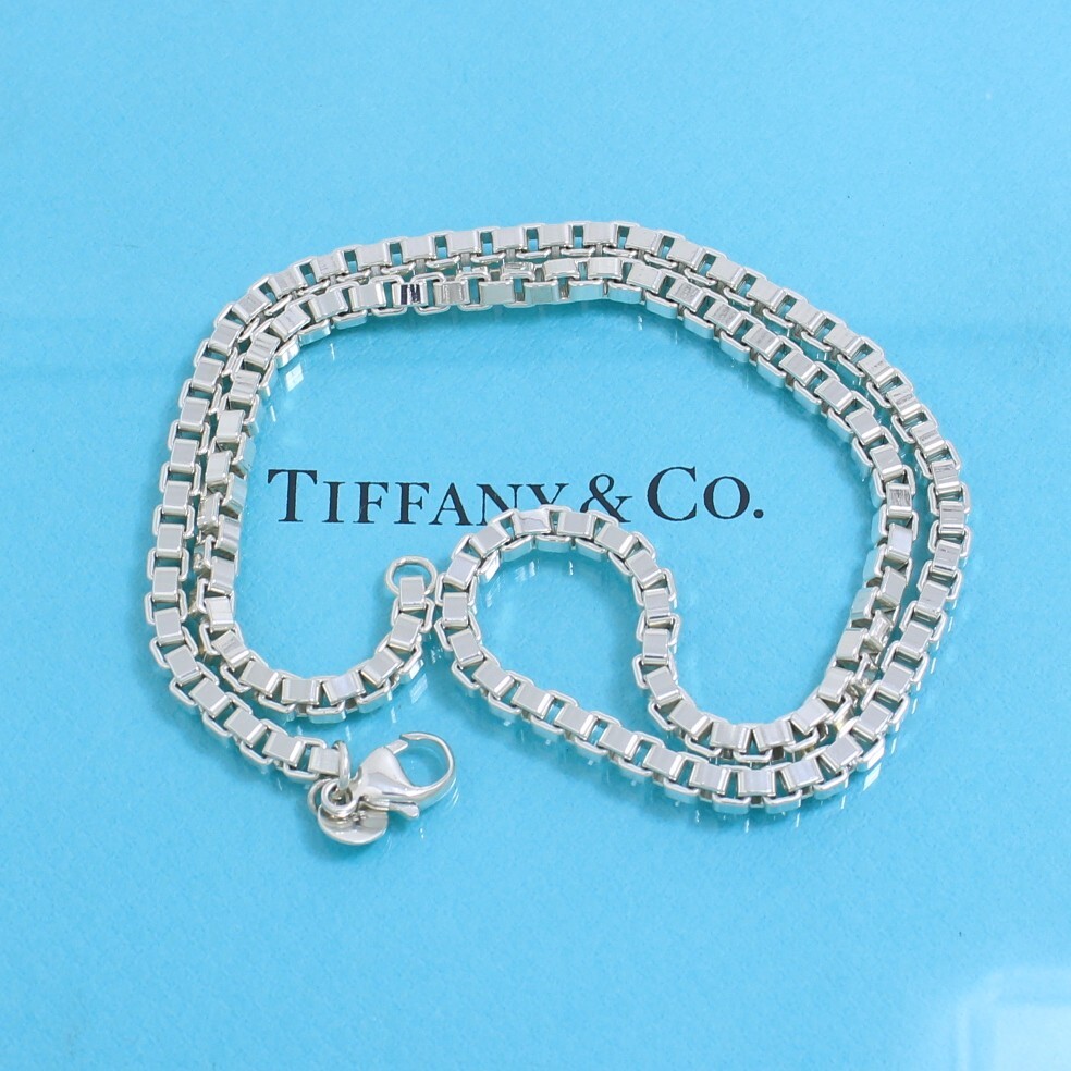TIFFANY ティファニー ベネチアン ネックレス 約46cm 未使用 TIFFANY ティファニー ベネチアン ネックレス 約46cm 未使用