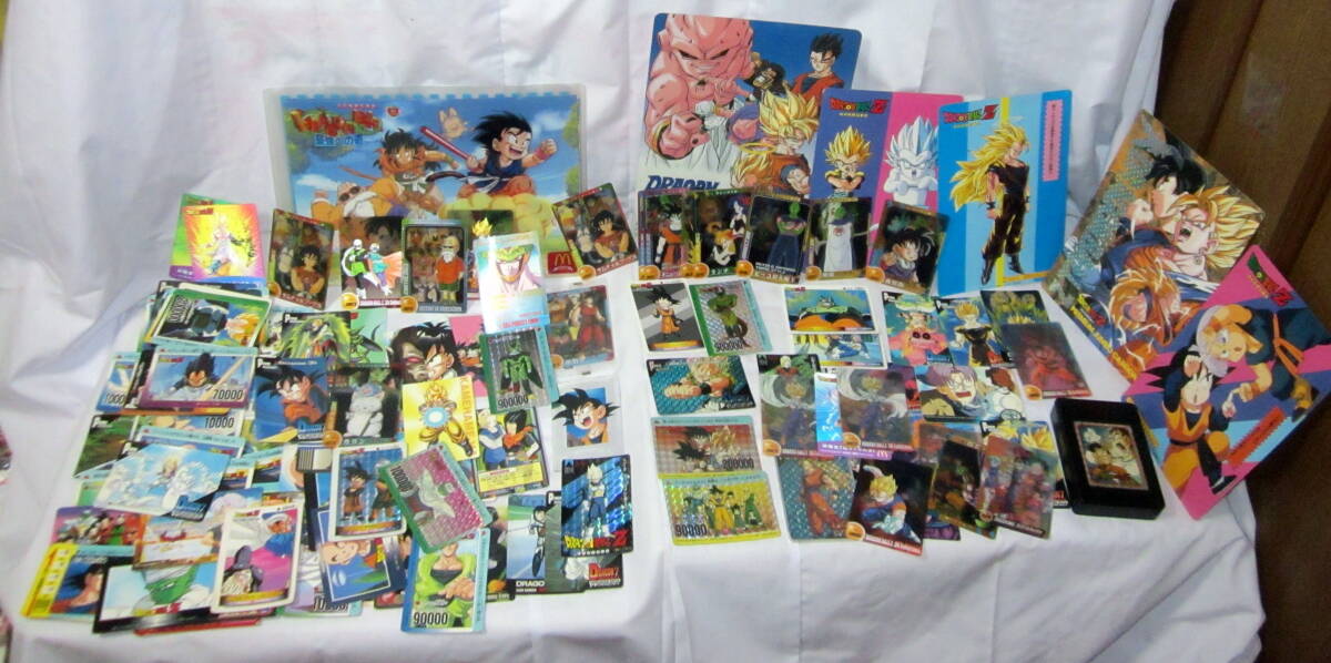 ドラゴンボールZ アマダなど カードダス プリズム キラ 多数 マクド モリナガ 丸大 バンプレスト 112枚 1990年代多数