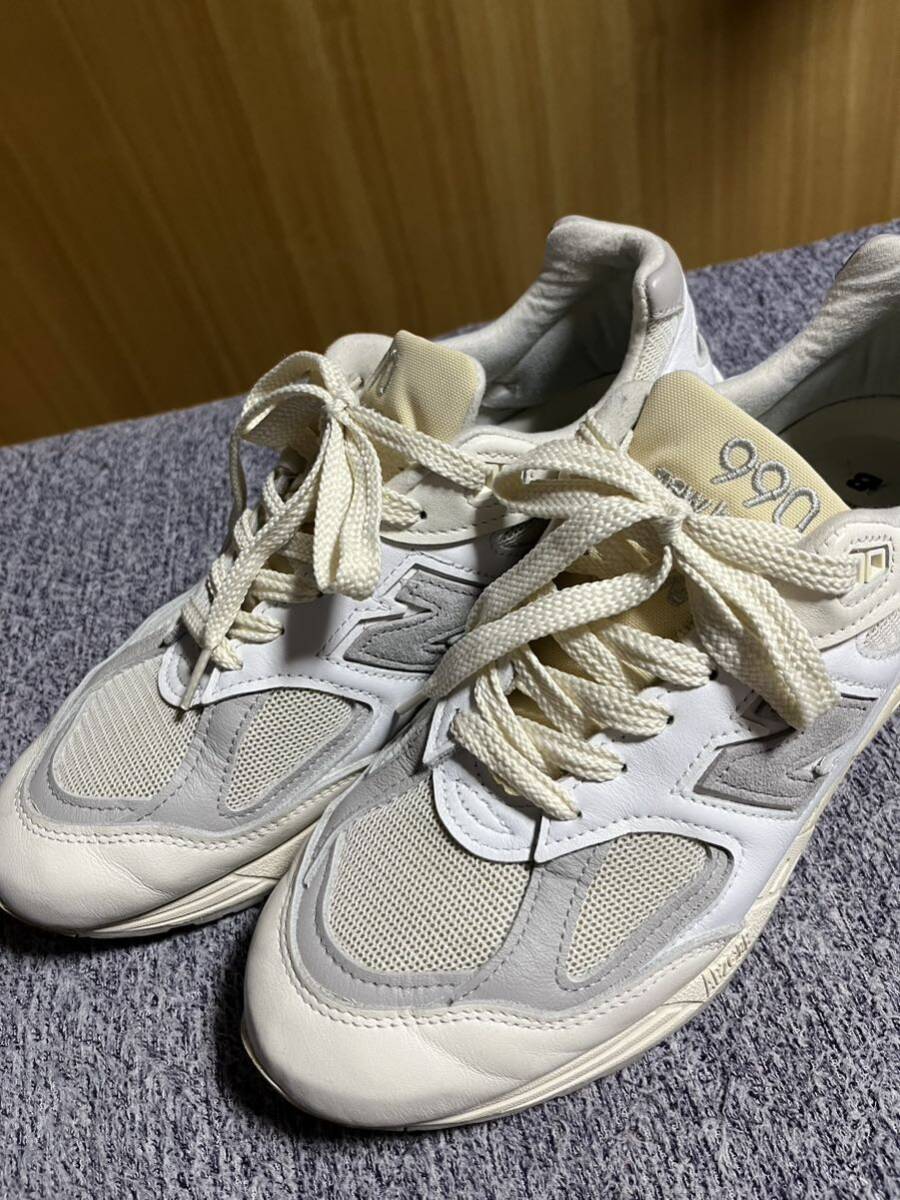 【在庫有即国内発】ニューバランス new balance USA製 M990TC2 ニューバランス 990TC2 28cm NEW balance ホワイト スニーカー