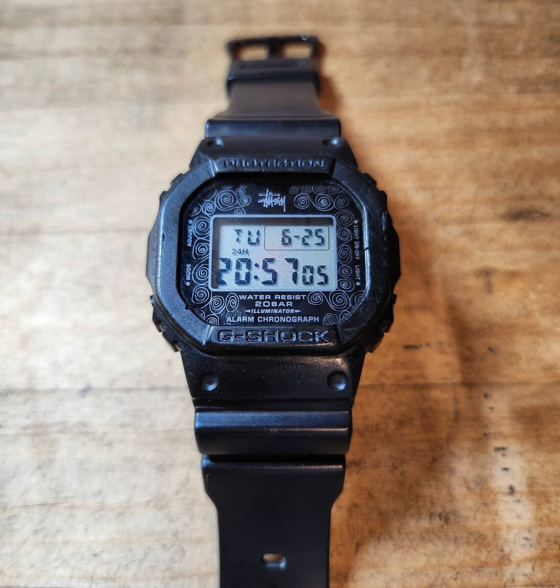 ステューシー Gショック G-SHOCK DW-5000ST-1JR STUSSY 25周年 ステューシー Gショック G-SHOCK DW-5000ST-1JR STUSSY 25周年