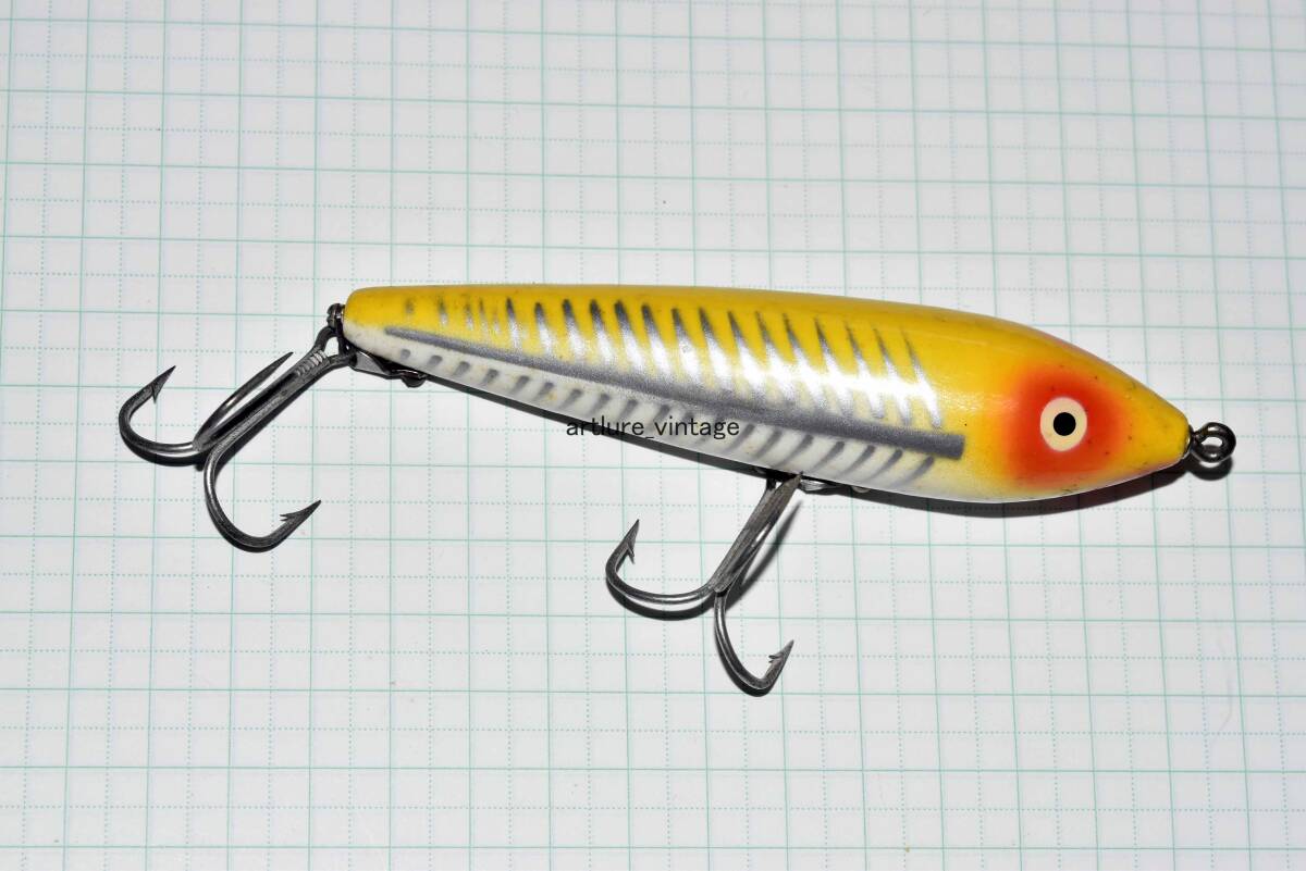 VINTAGE WOODEN LURE HEDDONN OO DOWAGIAC MINNOW (ZA5-J6P) USA VINTAGE WOODEN LURE HEDDONN OO DOWAGIAC MINNOW (ZA5-J6P) USA