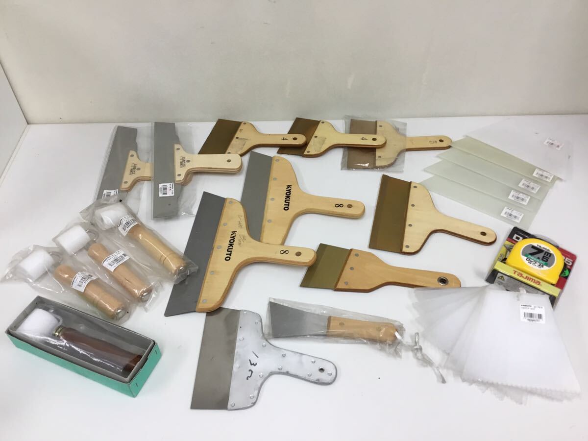 SK地ベラ　地ベラ　KYOKUTO ジョイントローラー　ゴールデンパテット　スクレッパー　ファイバー地ベラ　プラスチックプレダー　おまけ付き