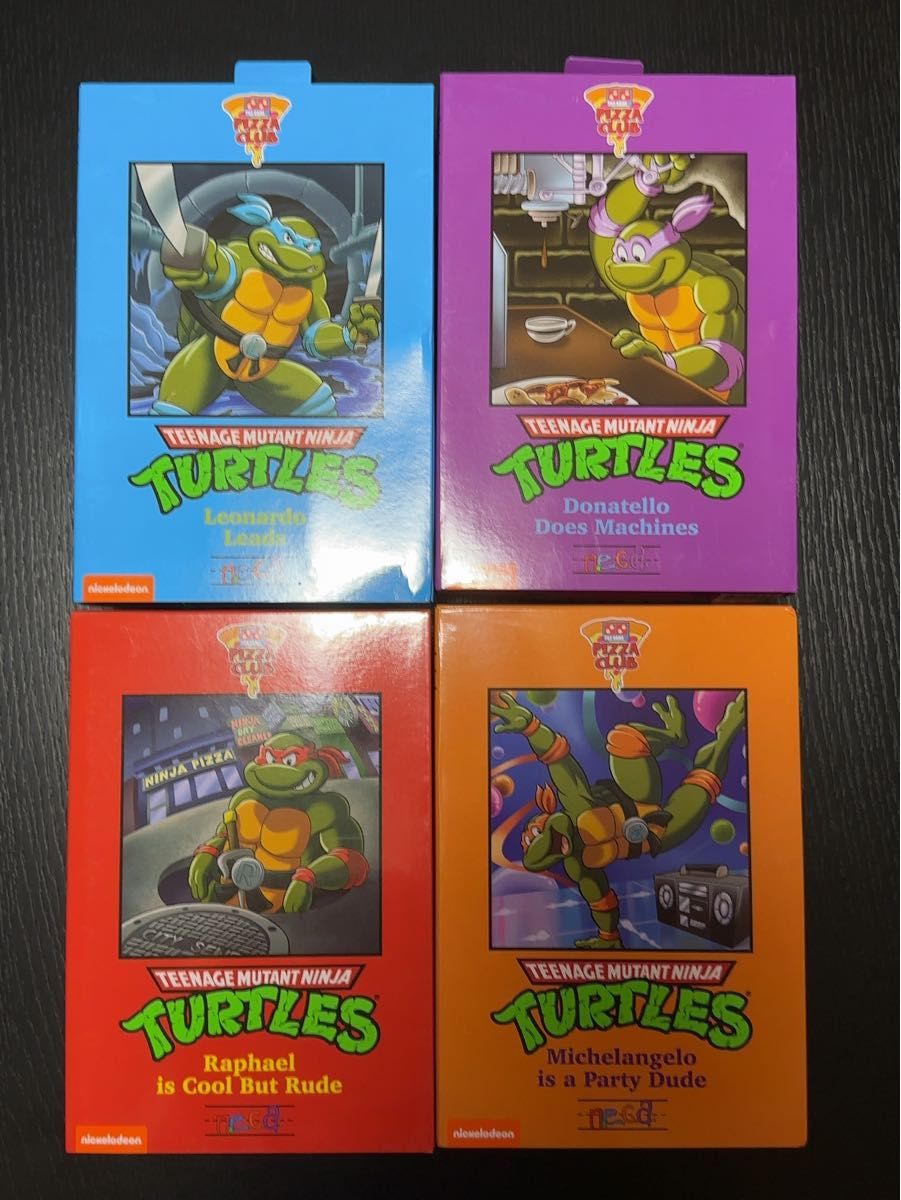 neca ネカ ミュータントタートルズ ピザクラブ Pizza Club 4種 neca ネカ ミュータントタートルズ ピザクラブ Pizza Club 4種