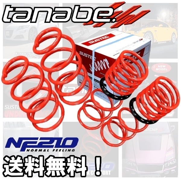 tanabe タナベ ダウンサス (NF210) (前後) スイフト ZD53S (ハイブリッドRS)(4WD 1200 HV H29/1-R1/11) (ZD53SNK)
