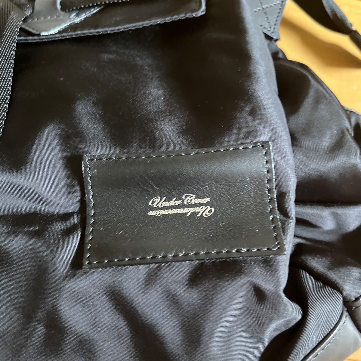 UNDERCOVERアンダーカバー ナイロンレザーコンビ2WAYバッグバーキン UNDERCOVERアンダーカバー ナイロンレザーコンビ2WAYバッグバーキン