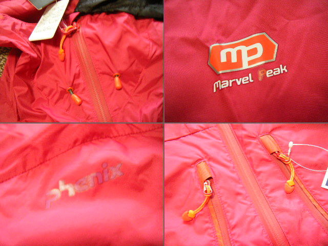 フェニックス　phenix　Epic Double Protection Jacket　アウトドア用高機能フーディージャケット　赤系　サイズ XS　多機能　定価18,700円_画像6