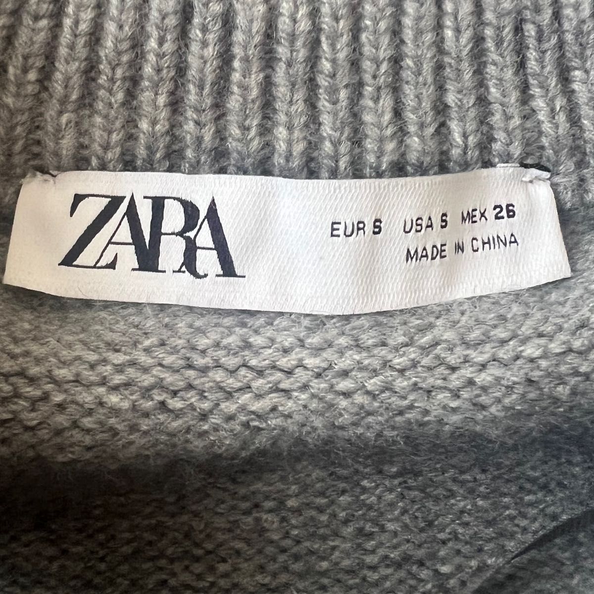 ZARA ザラ クロップドニットカーディガン サイズS グレー|Yahoo ZARA ザラ クロップドニットカーディガン サイズS グレー|Yahoo