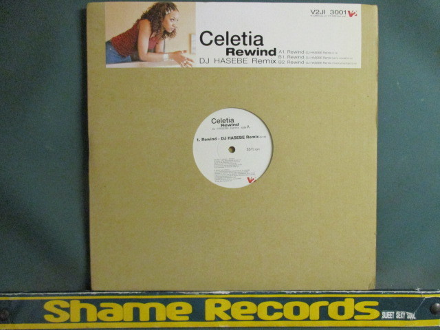 Celetia ： Rewind DJ Hasebe Remix 12'' // 5点で送料無料_画像1