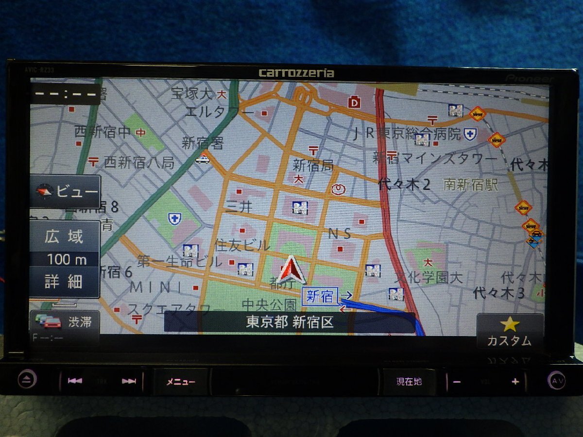 Pioneer AVIC-RZ77 カーナビ 2024年地図データ Pioneer AVIC-RZ77 カーナビ 2024年地図データ
