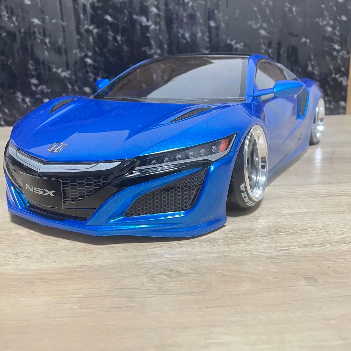 タミヤ ホンダ nsx 1/10 ラジコンボディーrc ツーリング 完成品