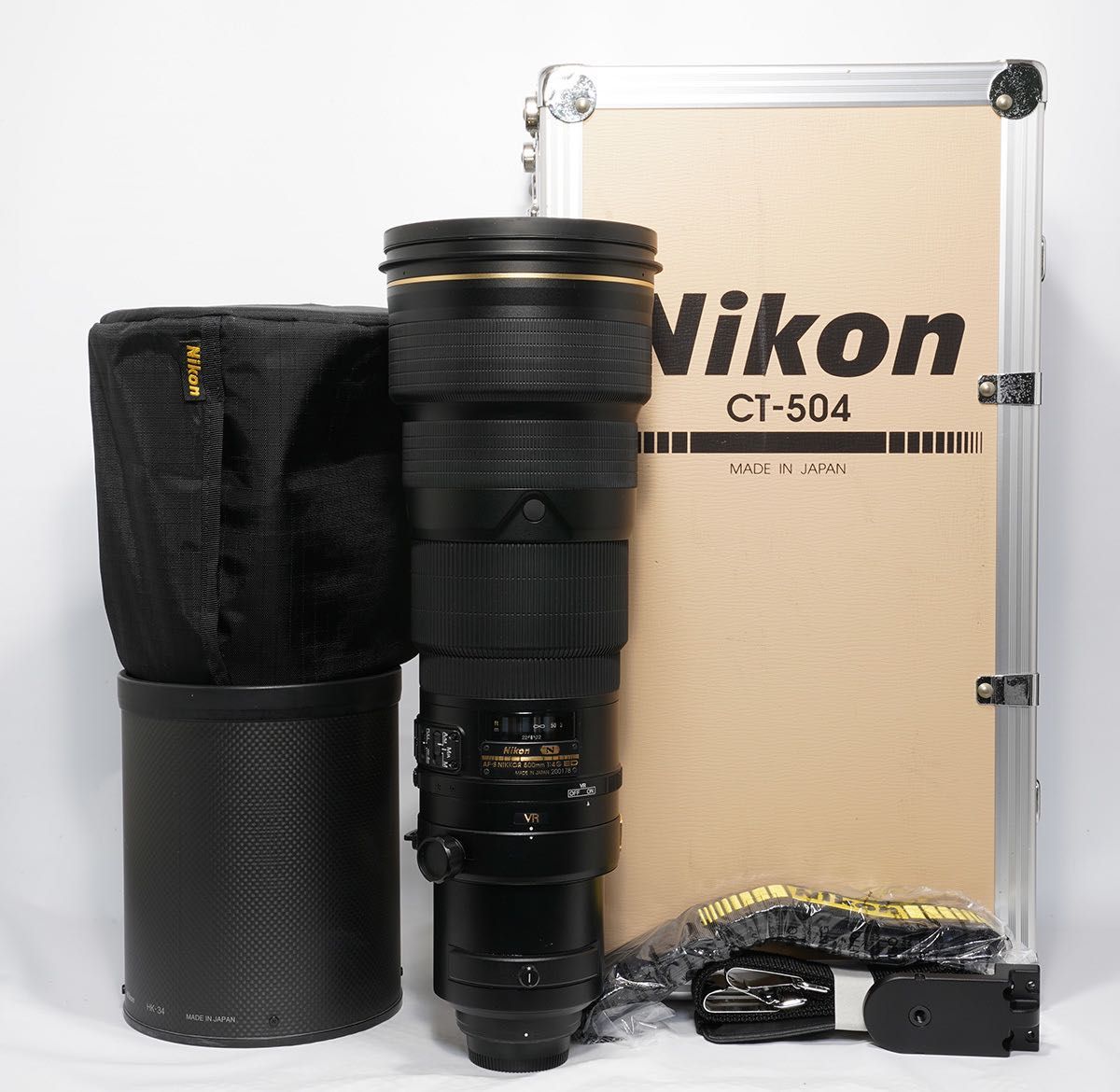ニコン AF-S NIKKOR 500mm F4G ED VR ケース付き 実用品|Yahoo ニコン AF-S NIKKOR 500mm F4G ED VR ケース付き 実用品|Yahoo