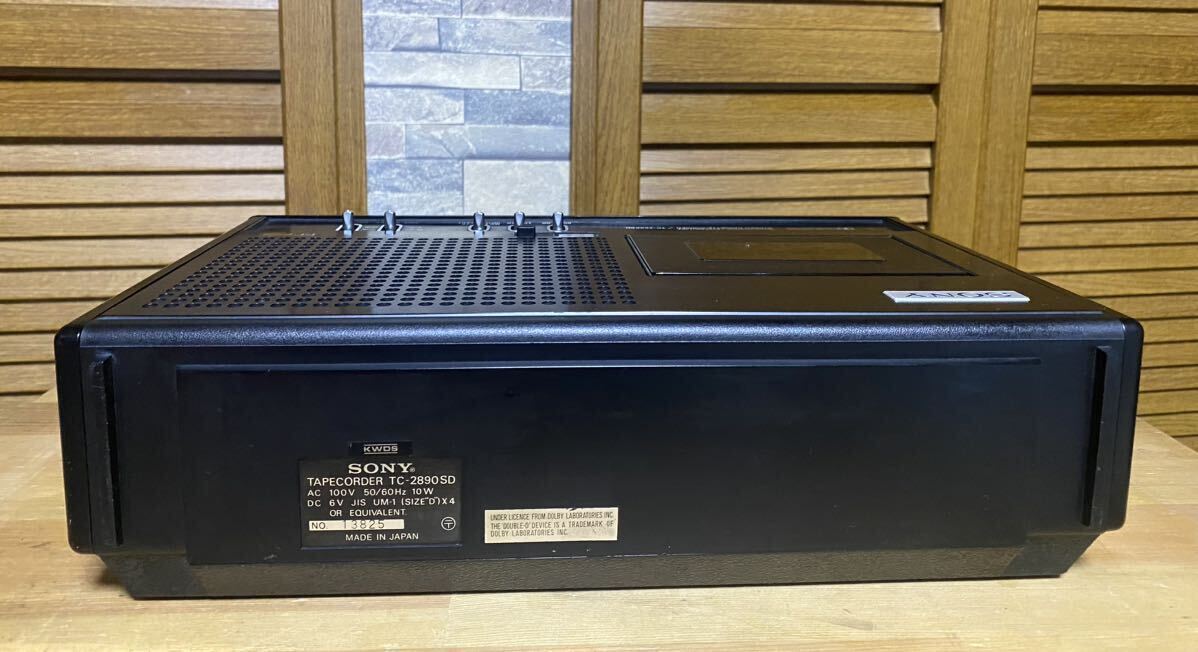 SONY TC-2890 SD カセットデッキ Yahoo!オークション - 希少美品 ソニー TC-2890SD カセット