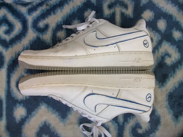 NIKE AIR FORCE 1 RETRO LOW white blue 31cm US13 beautiful goods? Nike Air Force 1 one Ⅰ