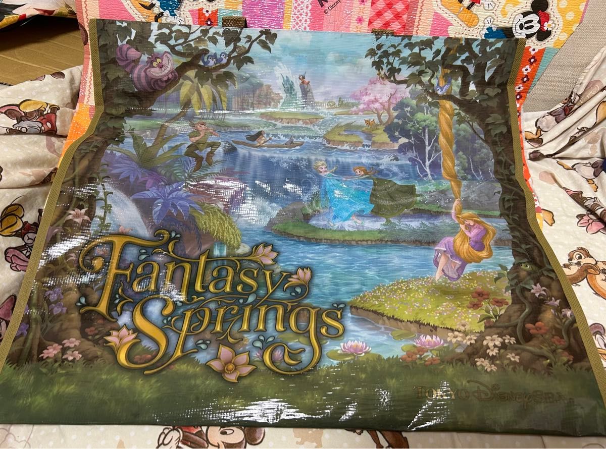 ディズニー ファンタジースプリングス ショッピングバッグ M ディズニー ファンタジースプリングス ショッピングバッグ M