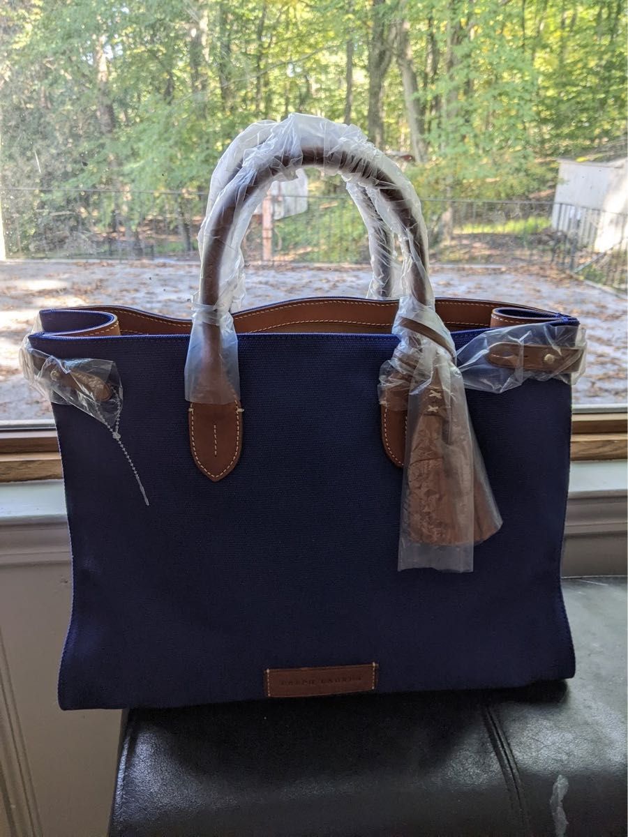 希少品 Ralph Lauren タッセル付き キャンバストートバッグ 希少品 Ralph Lauren ラルフローレン タッセル付き キャンバス