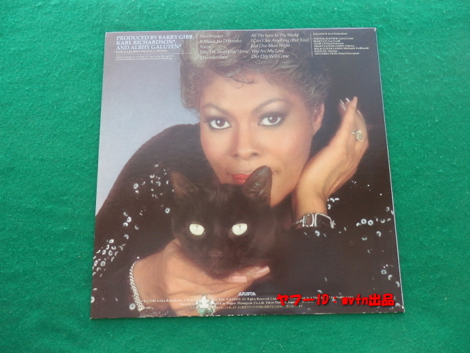  that time thing * Heart Bray car Dion n* Warwick DIONNE WARWICK HEARTBREAKER Be ji-zLP record Japanese record 