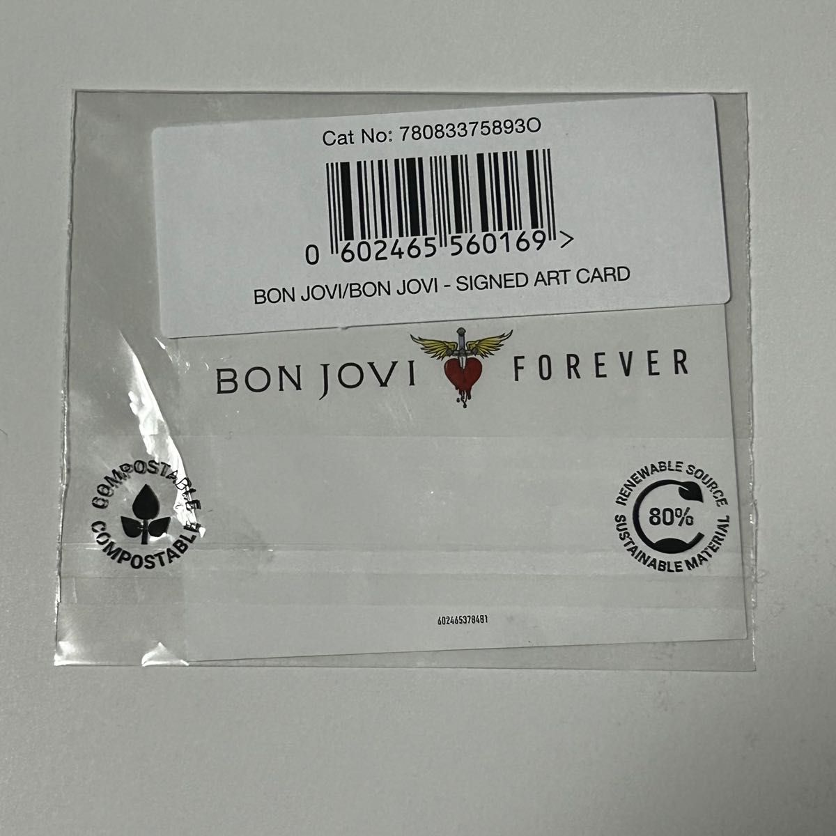Jon Bon Jovi 直筆サインアートカード付】 Bon Jovi 最新作 Jon Bon Jovi 直筆サインアートカード付】 Bon Jovi 最新作