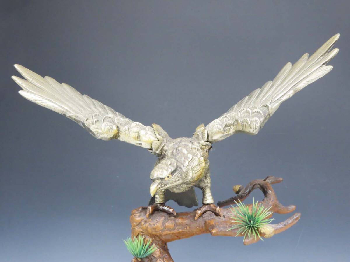 鷲・鳶・鳥・金属製・置物・飾り物・オブジェ・レア 重量13.2Kg Yahoo!オークション - (NS) 鷹の置物 鷲 鳶 ワシ タカ トンビ