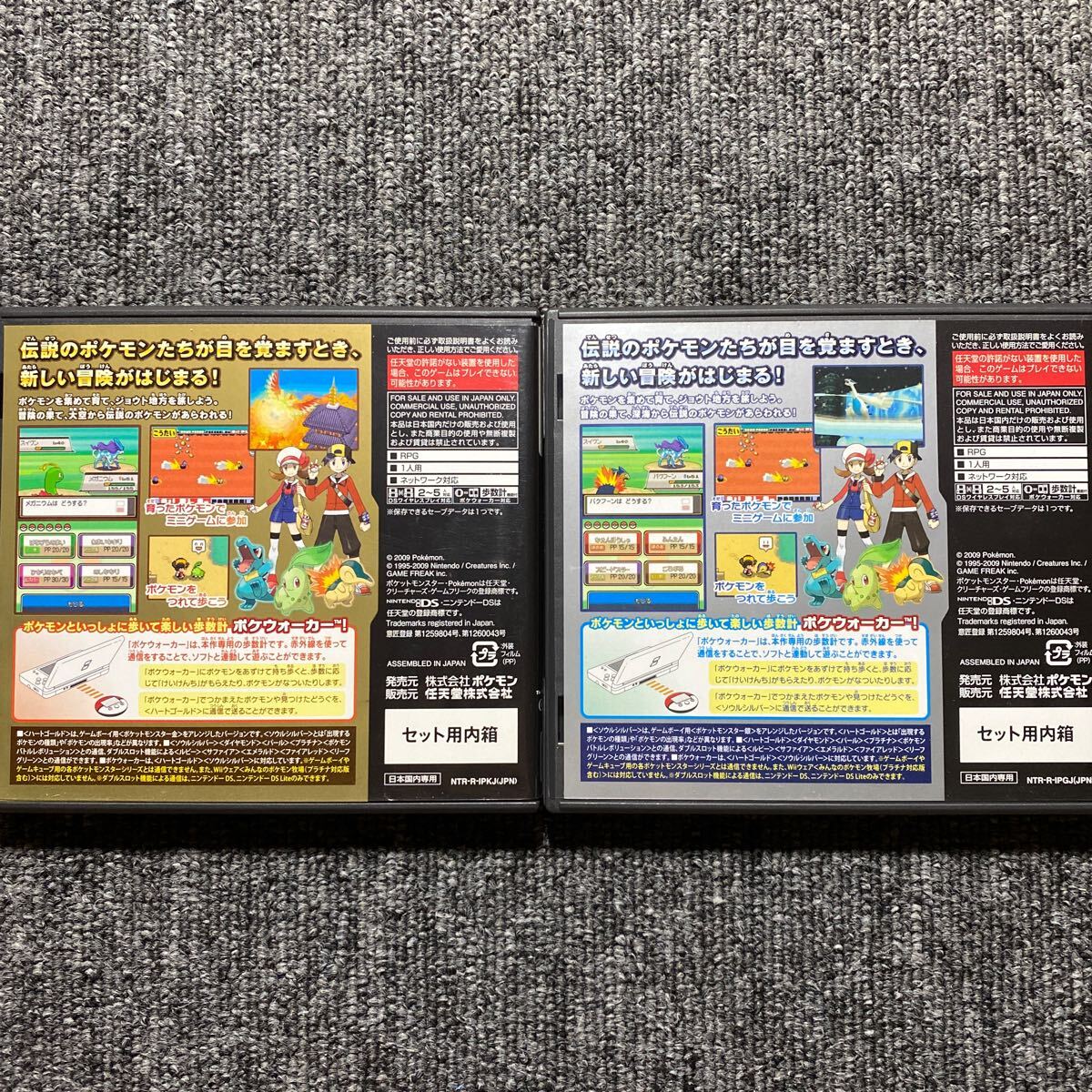 DS ポケットモンスター ハートゴールド ソウルシルバー 2本 DS ポケットモンスター ハートゴールド ソウルシルバー 2本