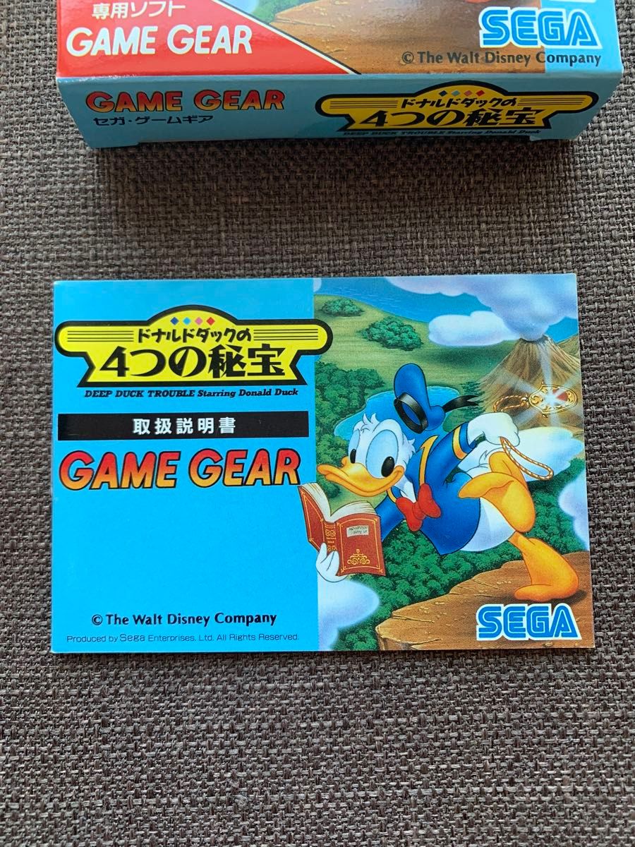 ドナルドダックの4つの秘宝 箱説付き ゲームギア|Yahoo!フリマ ドナルドダックの4つの秘宝 箱説付き ゲームギア|Yahoo!フリマ
