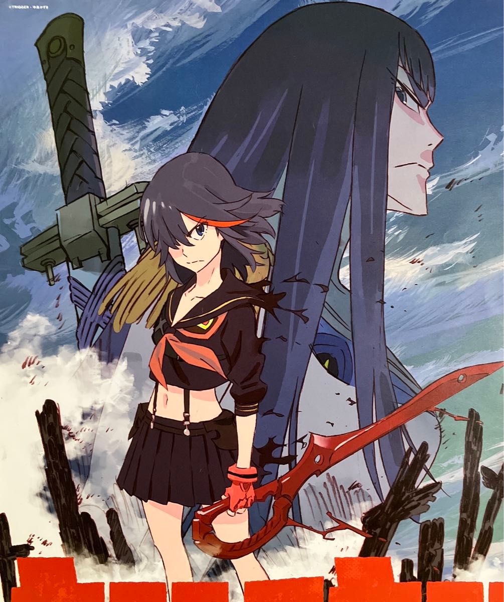 キルラキル』 番宣告知ポスター 非売品 今石洋之 KILL la KIL キルラキル』 番宣告知ポスター 非売品 今石洋之 KILL la KIL