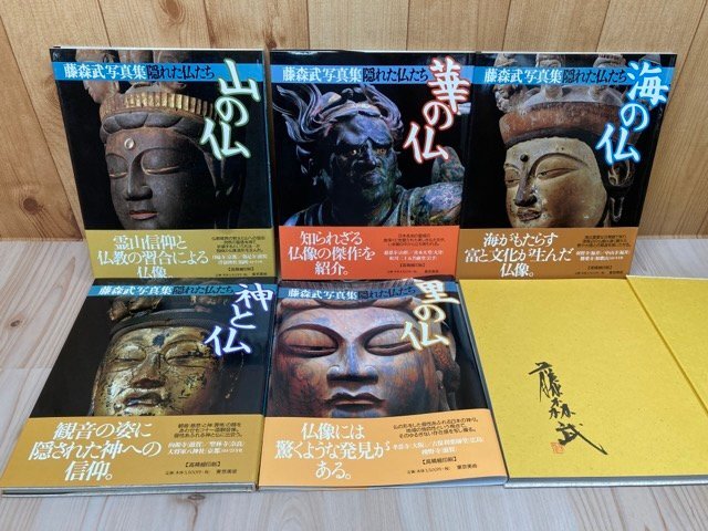 藤森武写真集 隠れた仏たち 全5冊揃【5冊共藤森 藤森武写真集 隠れた仏たち 全5冊揃【5冊共藤森