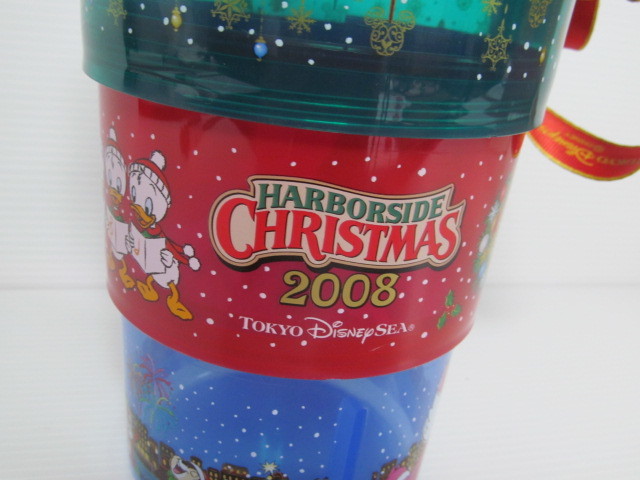 ■ポップコーンバケット/ディズニーシリーズ/25周年記念モデル/2008・クリスマス/TDL/東京ディズニーランド/中古品■_画像3