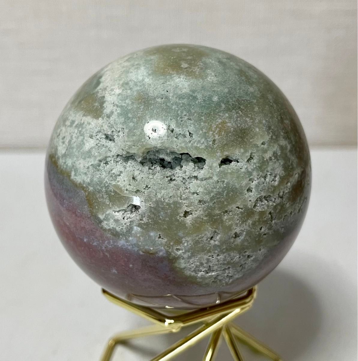 ピンクのオーシャンジャスパー 風水晶 パワーストーン ラッキー ピンクのオーシャンジャスパー 風水晶 パワーストーン ラッキー