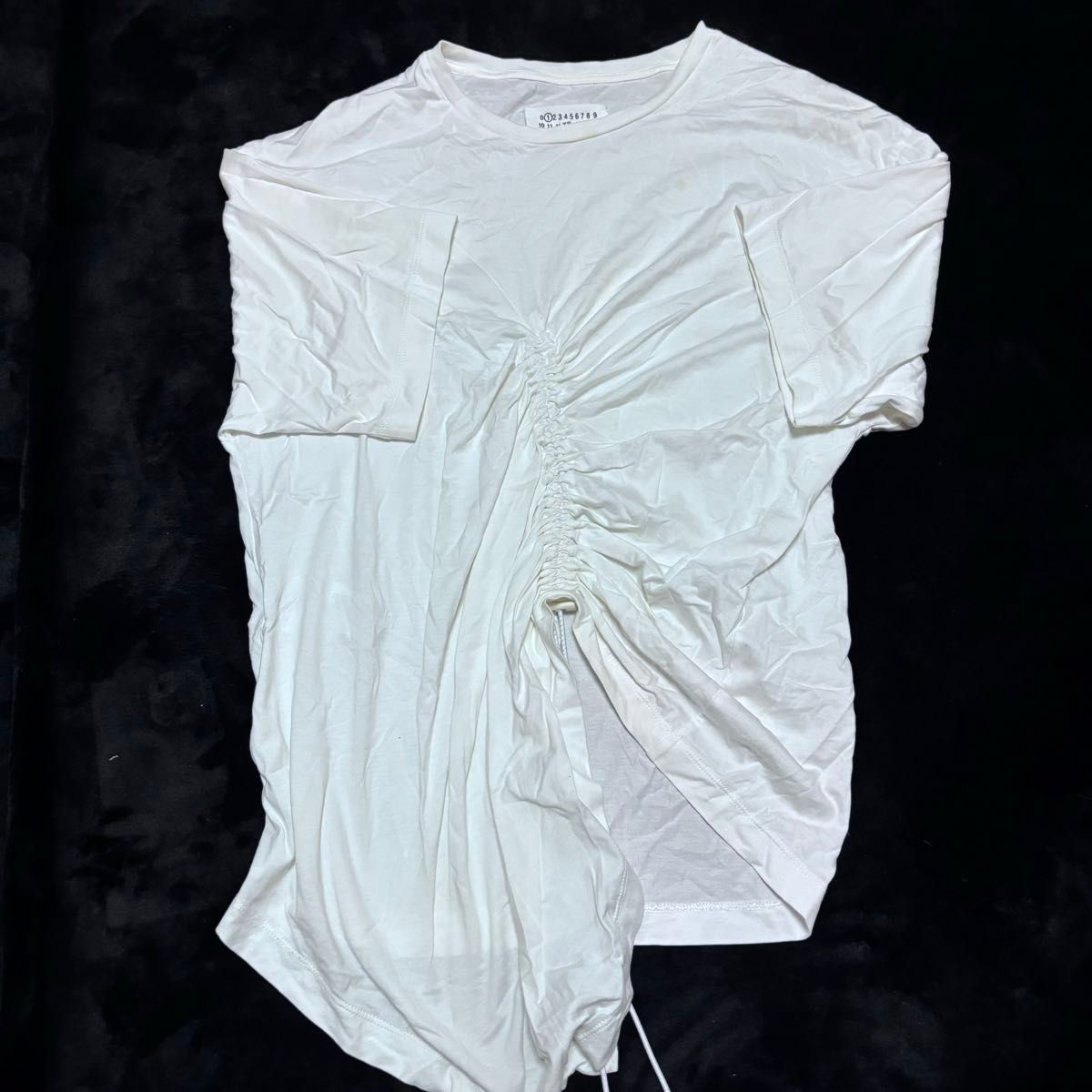 MM6 メゾンマルジェラ maison margiela 半袖 変形 ドローコード MM6 メゾンマルジェラ maison margiela 半袖 変形 ドローコード