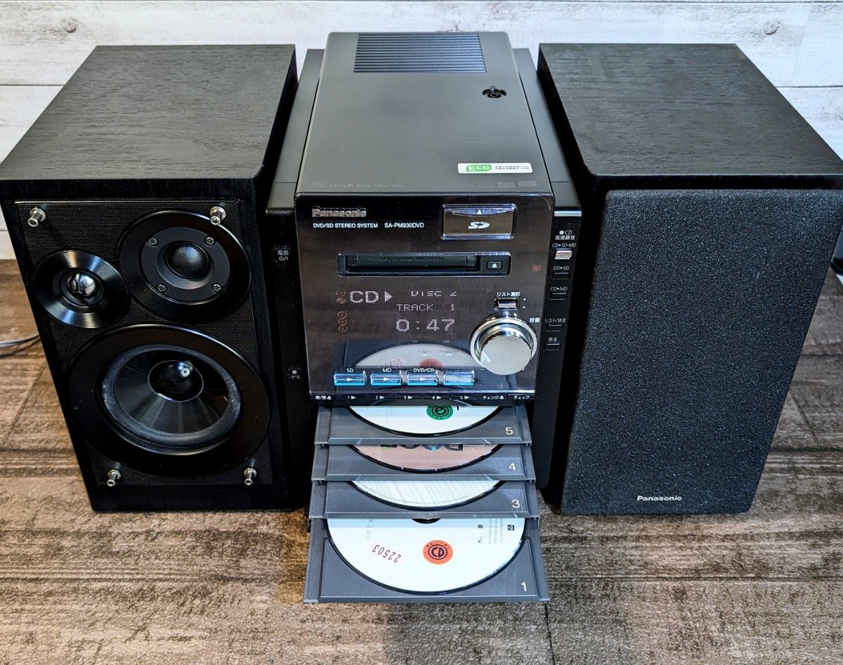 動作良好】Panasonic DVD/SD システム SA-PM930DVD|Yahoo 動作良好】Panasonic DVD/SD システム SA-PM930DVD|Yahoo
