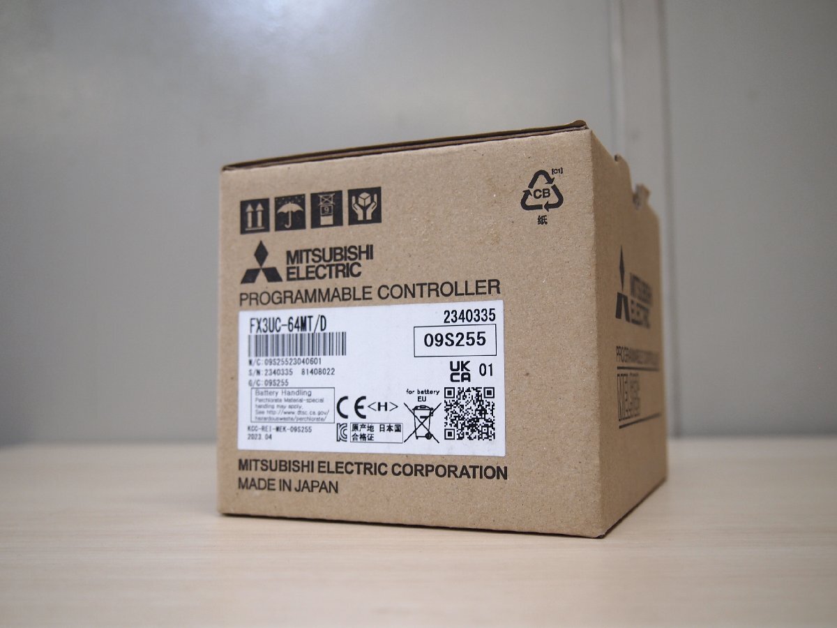 ☆新品未使用 三菱 MITSUBISHI FX3UC-64MT/D 2023年製 プログラマブルコントローラ