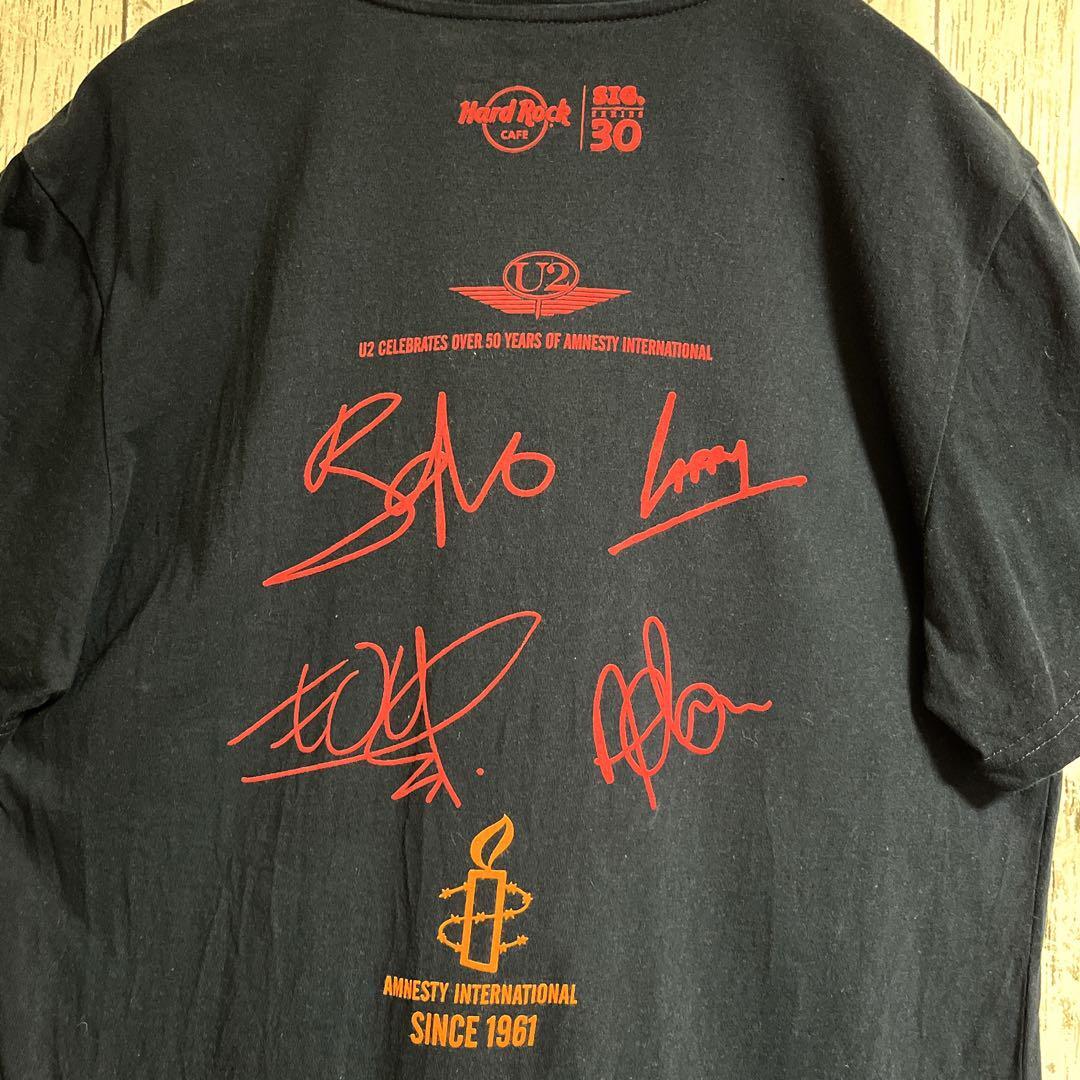 U2 Hard Rock CAFE バンドTシャツ ハードロックカフェ コラボ M U2 Hard Rock CAFE バンドTシャツ ハードロックカフェ コラボ M