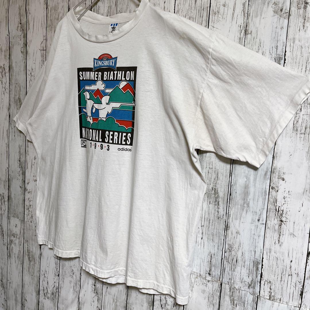 90's adidas アディダス USA製 アメリカ製 ビンテージTシャツ XL 90's adidas アディダス USA製 アメリカ製 ビンテージTシャツ XL